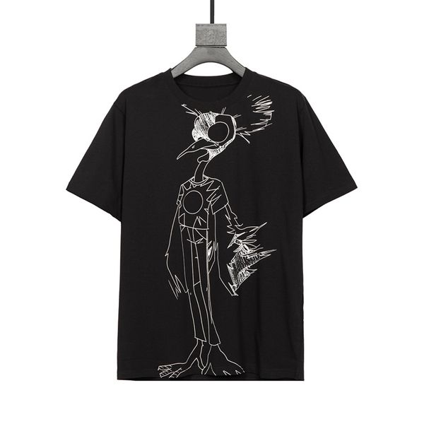 

mens t shirts sketch bird black white men women stylist t shirts couples t shirt size xs, White;black
