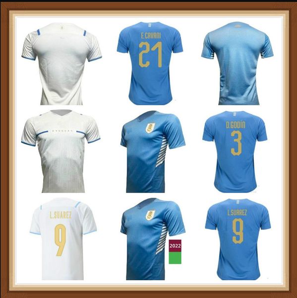 

camisetas 2021 2022 uruguay .suarez soccer jersey home away 21 22 e.cavani f. valverde shirt n. nandez j.m.gimenez de la cruz national 6641, Black;yellow