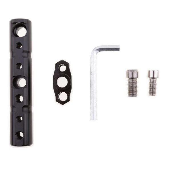 

handlebars black 8mm motorcycle multi-function extension bar fits side mirrors