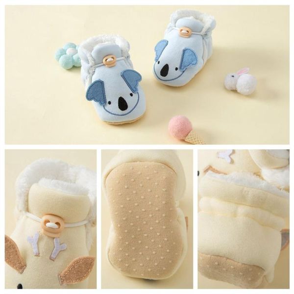 

first walkers cotton crib slippers anti-slip shoes prewalker infant baby