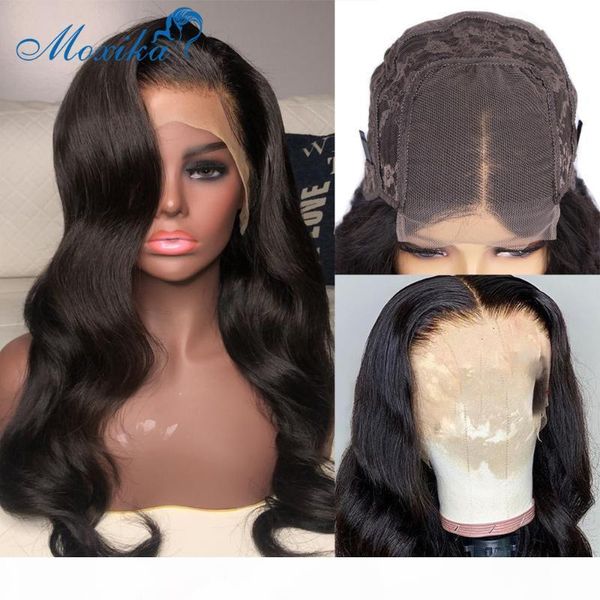 

lace wig wigs for women closure wig brazilian hair wigs remy 150% 4x4 13x1 human hair lace body wave, Black;brown