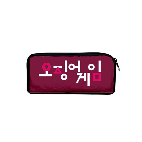 

cosmetic bags & cases 2021 arrival squid game 3d print boy girl pencil box child stationery storage bag simple student pen