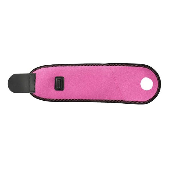 

men women pain relief comfortable for arthritis heated brace wrist wrap heating pad hand warmed usb charging electric soft, Black;red