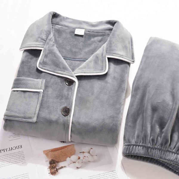 

winter coral fleece pajamas men dormir lounge sleepwear man's bedroom home clothes pijamas thicken bedgown warm gray pyjamas pjs, Black;brown