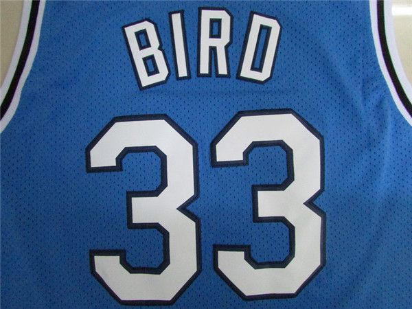 

#33 indiana state college stitched mens valley high school basketball jersey, Black