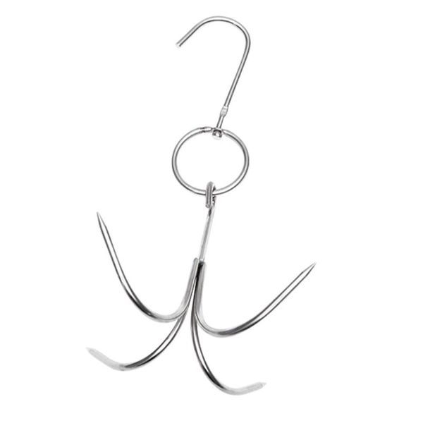 

hooks & rails 1pc butcher hook utility stainless steel ham hanger kitchen