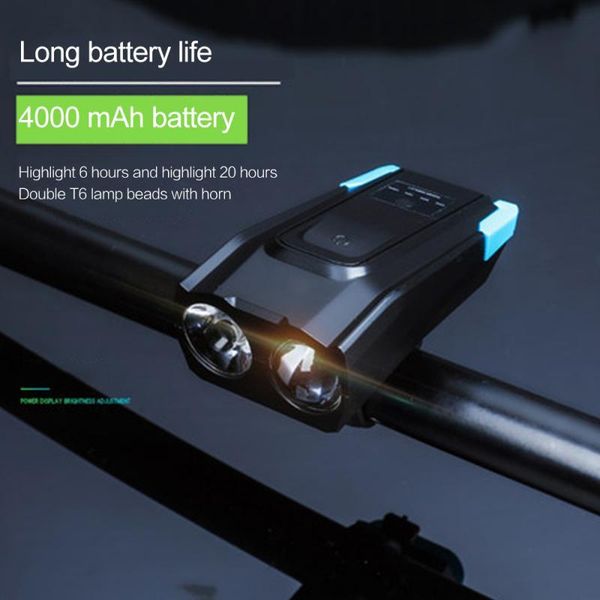 

mountain bike bicycle car headlight bicycle lights cycling sports usb charging horn headlight glare night riding