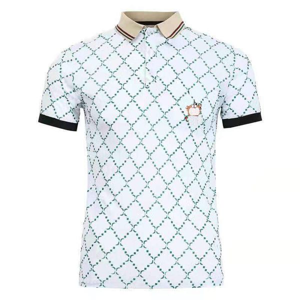 

luxurys men's polos letter printing summer breathable fashion designers good quality men clothing casual style size s-3xl, White;black