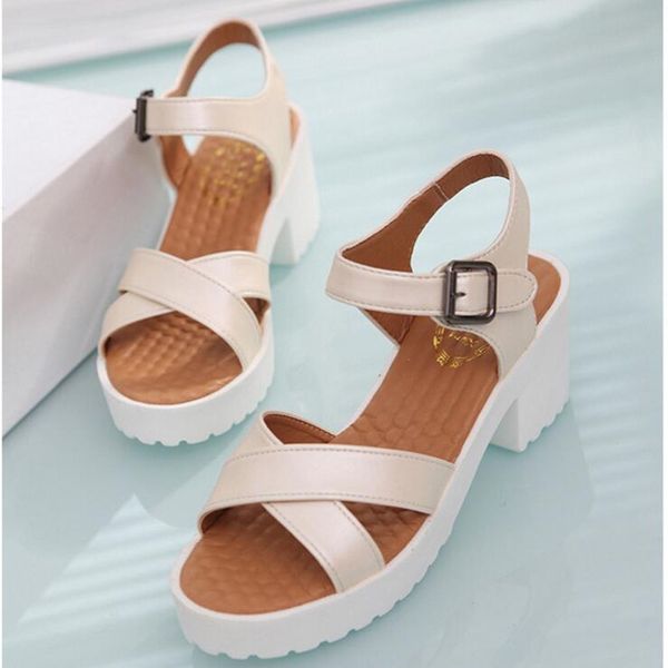 

large size sandals womens summer sandals new womens shoes open sandals flat shoes roman ladies womens slippers shoes, Black