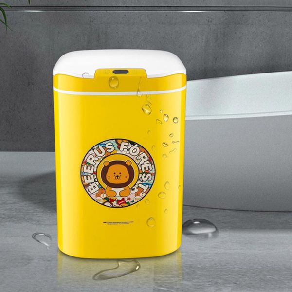 

waste bins automatic intelligent induction trash can household living room kitchen bedroom bathroom plastic bin 14l home acce