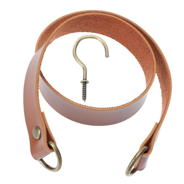 

curtain & drapes 2pcs leather tiebacks clip buckles stylish accessories