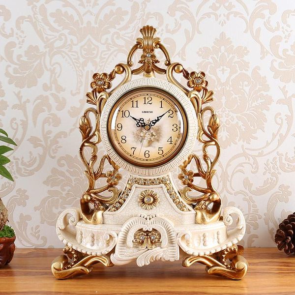

backlight antique mute desk clock sweep second pvc home electronic desk digital clock table watch masa saati home decor ek50tc