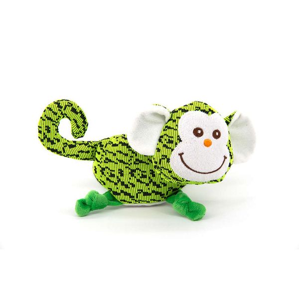

cartoon dog chews companion dog toy dog grins its teeth to make sound