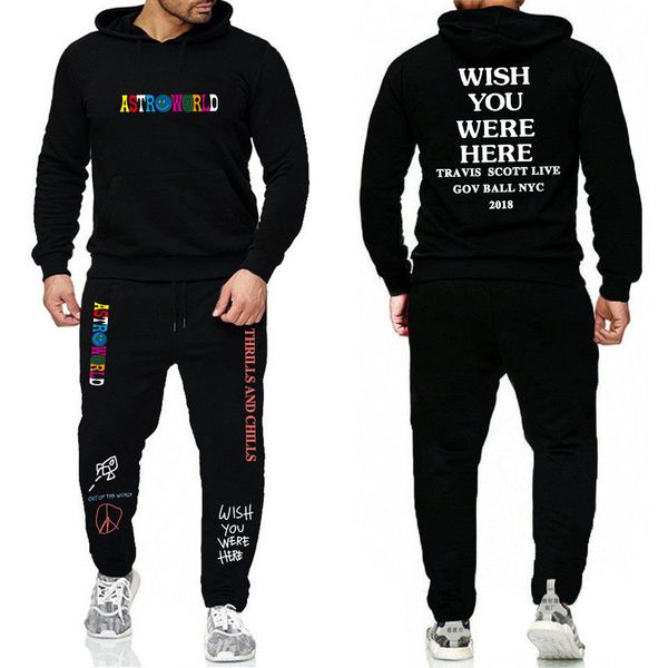 

2021 new travis scott you were here hoodies fashion letter hoodie streetwear man woman pullover sweatshirt 0e0r, Black