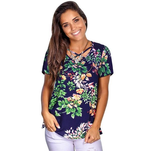 

women's t-shirt large size slim o-neck short sleeve print women summer casual loose tees ladies vintage d190610, White