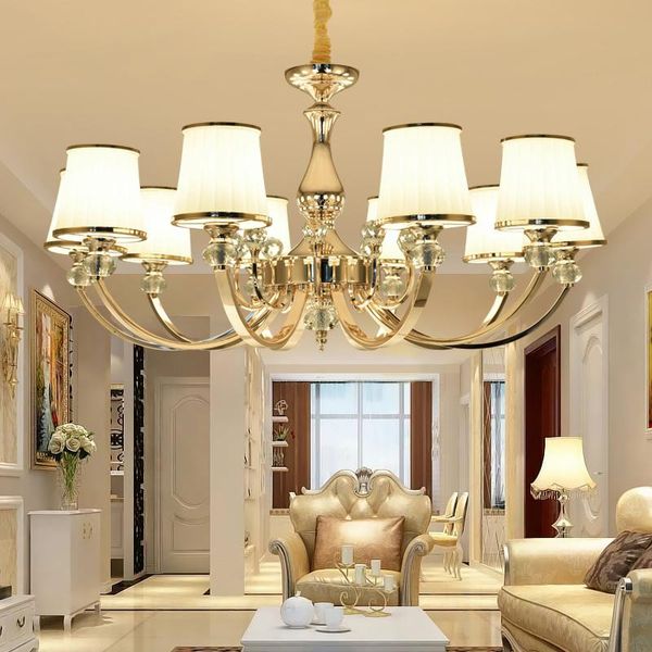 

modern design gold led chandeliers lighting living dining room decor led chandelier hanging light fixtures suspension luminaire