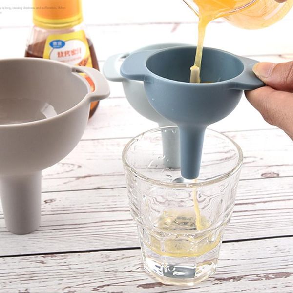 

colanders & strainers 4-in-1 funnels set oil funnel strainer kitchen tools water spices wine flask filter plastic accessories