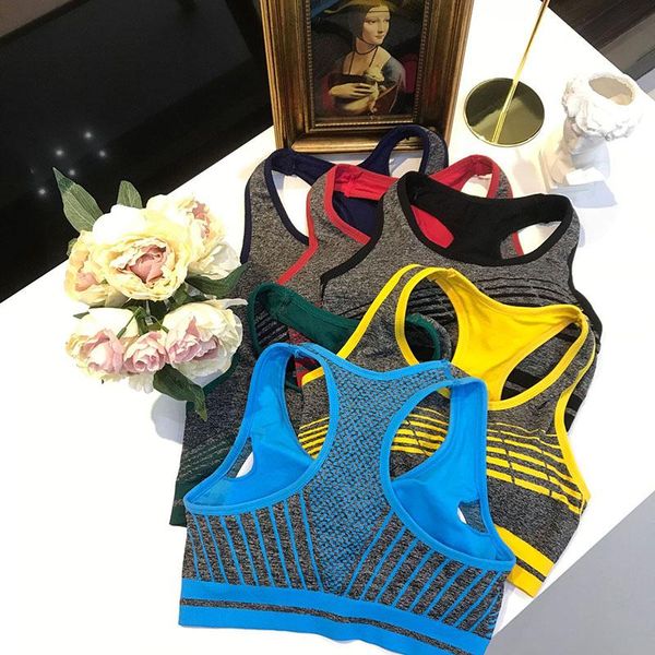 

yoga outfit 2021 women underwear fitness running without steel ring shockproof clothes ladies sports bras breathable bralette j01