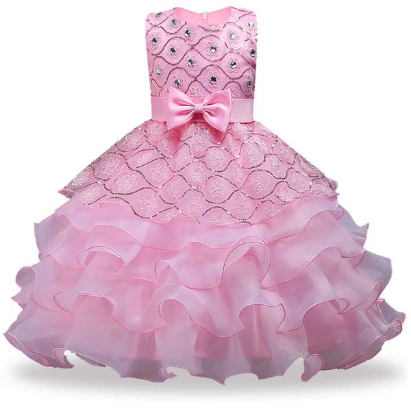 Bebê Meninas Fio De Ouro Princesa Princesa Vestido Kids Lantejoulas Tutu Vestidos Para Crianças Meninas Vestido De Festa De Festa Meninas Vestuário Q0716