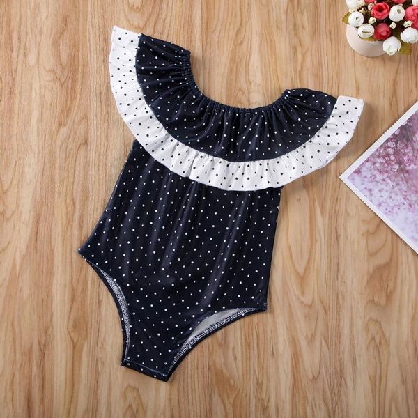 

baby & children's 1-6years infant baby girls one-piece leopard print swimsuit swimwear swimming clothes, White