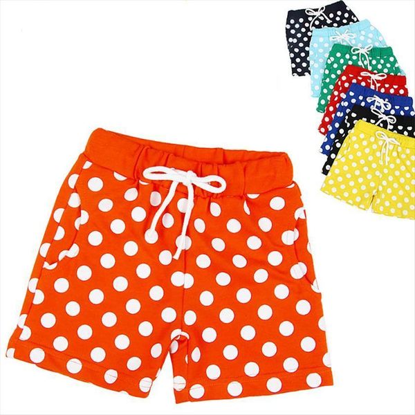 

2 7 years multi color toddler girls shorts baby boy dot summer kids surf children garcon bk90, Black