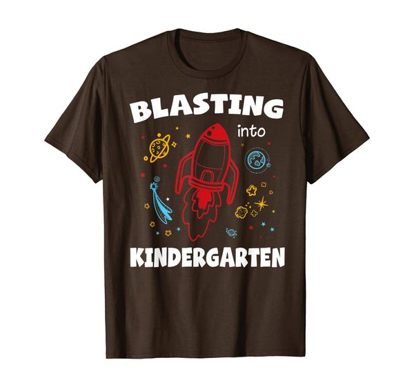 

Blasting Into Kindergarten First Day Of School T-Shirt Boy, Mainly pictures