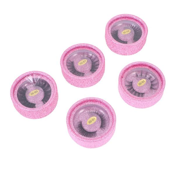 

false eyelashes 5 pairs 3d imitation mink hair natural thick