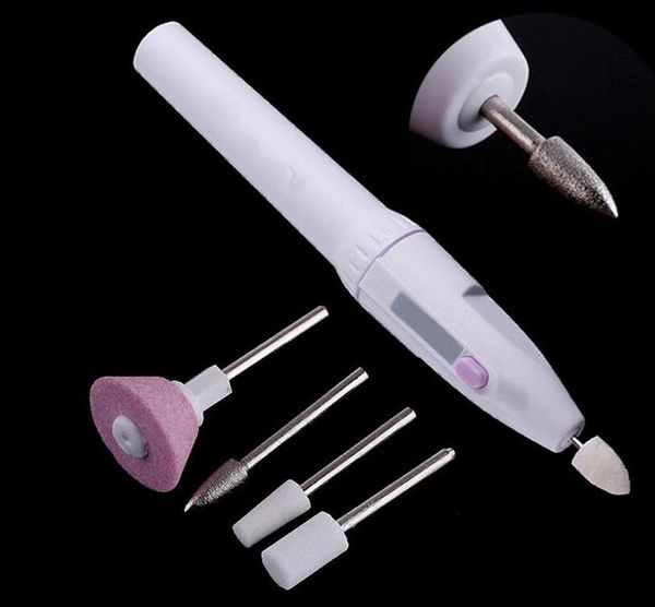 

nail drill & accessories art tip electric manicure toenail file tool grinder polisher set
