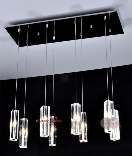 

modern minimalist dining room lamp chandelier 5 head /8 creative crystal chandelier bar dining room lamps