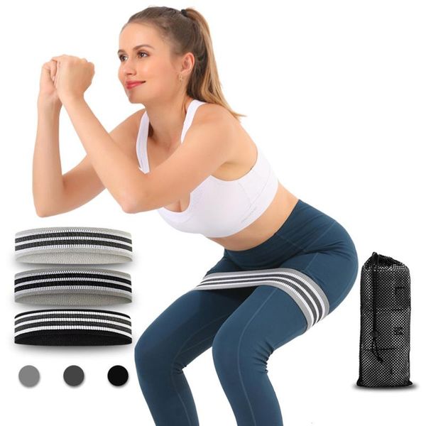 

3pcs/set workout band yoga resistance band fitness belt shap buttocks legs butraining belt bodybuilding yoga resistance