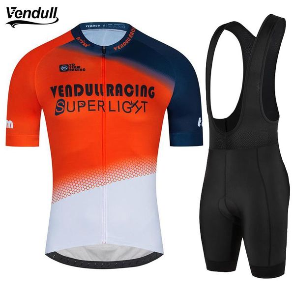 

racing sets pro team vendull cycling jersey bike wear clothes quick-dry bib gel clothing ropa ciclismo uniformes maillot sport, Black;blue