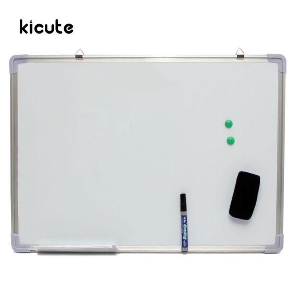 700 x 500 mm magnetische, trocken abwischbare Whiteboard-Schreibtafel mit Stift, abwischbaren Magnetknöpfen, einseitiger Whiteboard für Klassenzimmer und Büro 210312