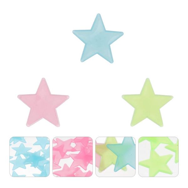 

wall stickers 100pcs sticker self-adhesive decorative background decal (assorted color)