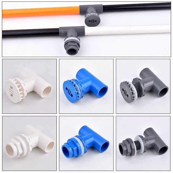 

watering equipments 1pc i.d 20mm pvc pipe connector tee aquarium fish tank thicken water supply drain joints garden irrigation tube accessor
