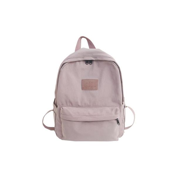 

backpack simple fashion candy women canvas girel book student school bag teenagers ladies shop daily outdoor trip back pack