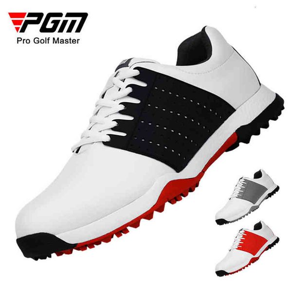 

pgm golf shoes men's waterproof anti sideslip cleats sports straight