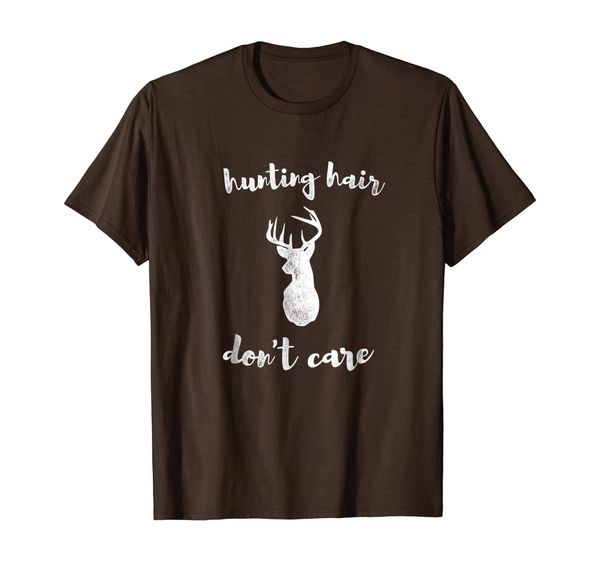 

Hunting Hair Dont Care T-Shirt I Funny Hunting Shirt, Mainly pictures
