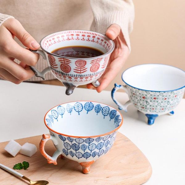 

mugs espresso breakfast cups ceramic creative home garden coffee teacup chinese canecas divertidas porcelain coffeeware dl60
