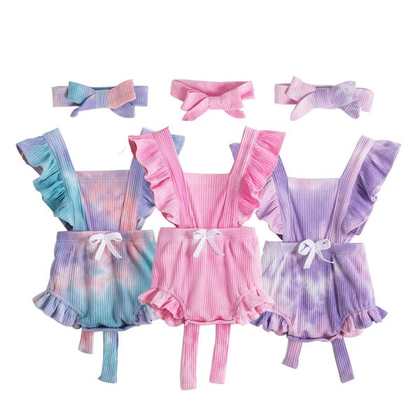 

summer baby romper clothing infant girls bodysuit jumpsuit corduroy clothes backless outfits 12m 24m toddler, Blue