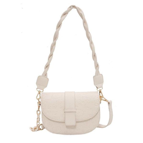 

cross body 2021 crosbody bags women fashion lady shoulder bag white simple female daily pu leather small solid color for youth girl