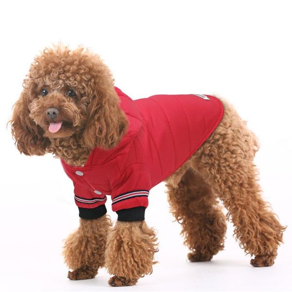 

dog apparel 2021 clothes warm down for puppy cat thicken pet jacket comfortable soft chihuahua coats winter product