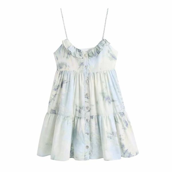 

casual dresses 2021 fashion bohemian style sweet spaghetti pleated mini dress, Black;gray