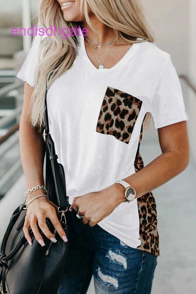

factory8o0bwomen's 2021 leopard summer new print loose size short long sleeve t-shirt, Black;brown