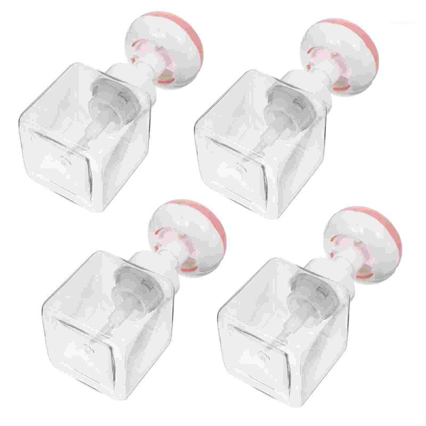 

storage bottles & jars 4pcs 250ml flower mousse bottle simple sub-packing foaming
