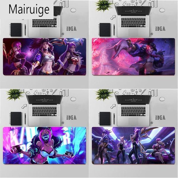 

mouse pads & wrist rests anime pad league of legends kda kaisa akali deskgaming mat large mousepad keyboard alfonbrilla raton ordenador
