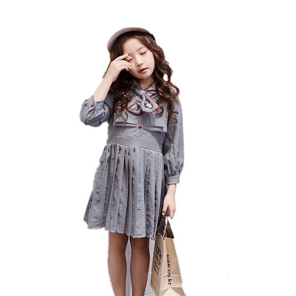 

girl's dresses princess dress autumn girls kids winter long sleeve party clothes children clothing 8 10 12 14 years, Red;yellow