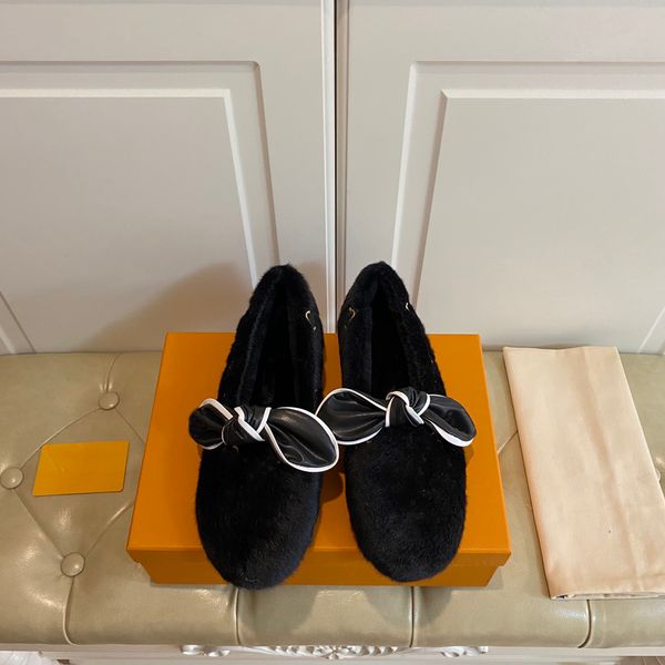 

2021 women fashion autumn winter hyoma plush boots boot with all villus and tpu outsole are comfortable to wear with box size 35-40, Black