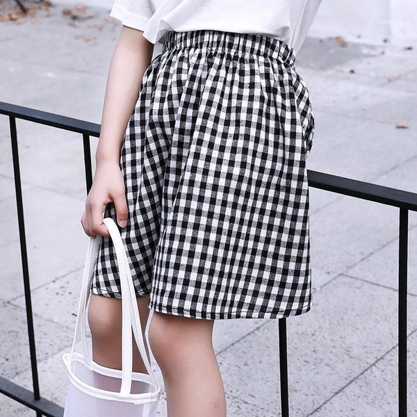 

skirts girls plaid kids school skirt summer thin black and white tutu teenage girl children clothing for 8 1211, Blue