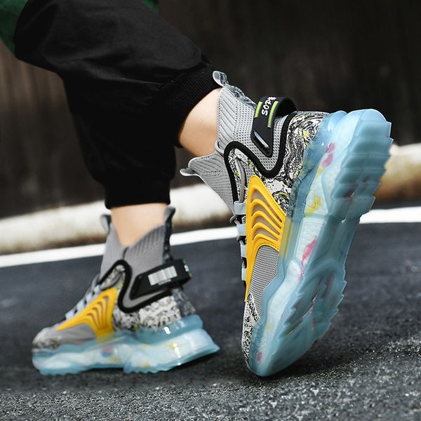 

new fashion classic men sneakers spring breathable running shoes for men graffiti sport shoes high-mesh walking jogging shoe