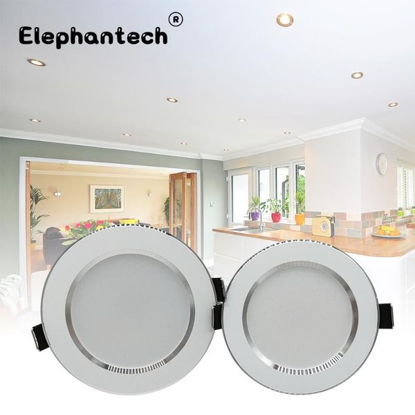 

led downlight 5w 9w 12w 15w variable color temperature waterproof cold/natural/warm white recessed led lamp spot light ac 220v